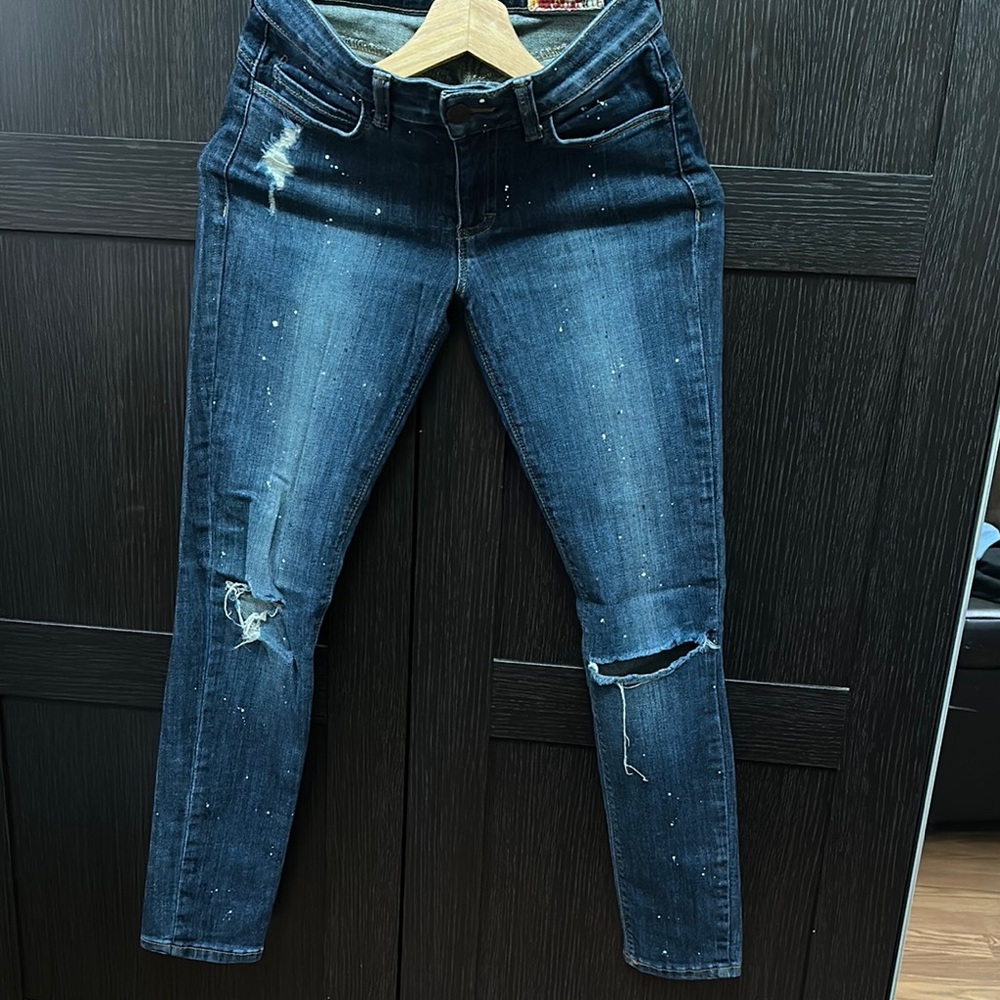 Siwy Women's Skinny Jeans - Distressed Blue